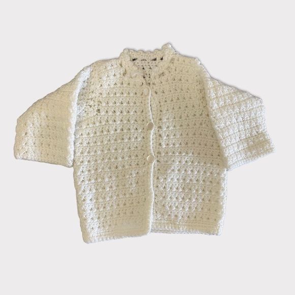 HANDMADE Knit Baby Sweater - Picture 1 of 5